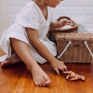 Olli ella Piki basket hand-woven natural color